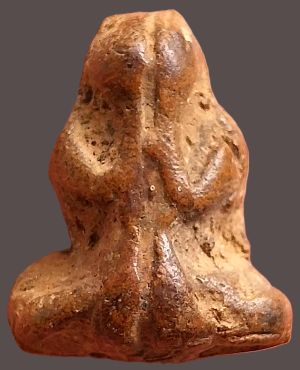 *พระปิดตาเนื้อดินขุยปู หลวงพ่อวงษ์ วัดทุ่งผักกูด นครปฐม ปี๒๔๙๕*