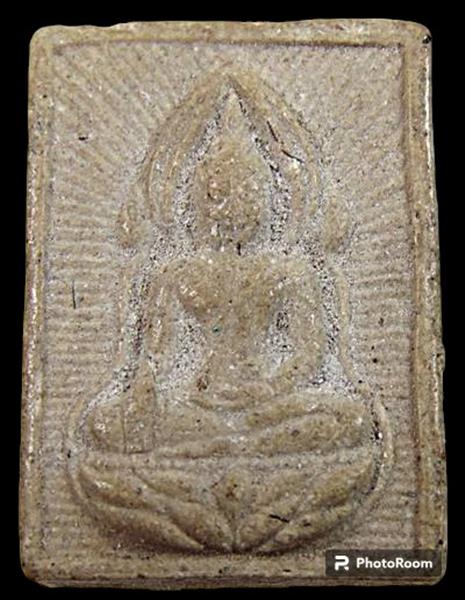 "เคาะเดียว" พระผงของขวัญหลวงพ่อผัน วัดราษฎร์เจริญ(แปดอาร์) สระบุรี (เส้นเกศาเพียบ)