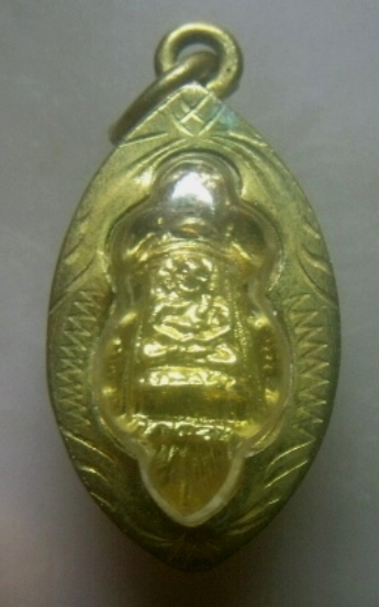 **เบาๆ**พญาต่อทองพระสังกัจายน์ พญาต่อเงินพระสิวลี เลี่ยมไมครอน สวยๆ**วัตถุมงคลแห่งโชคลาภ