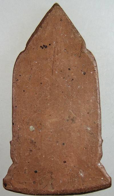 พระเนื้อดิน หลวงพ่อเฮง วัดบ้านขอม จ.สมุทรสาคร ปี 2500 พิมพ์พระพุทธ