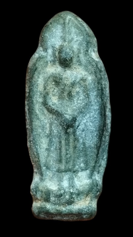 "เคาะเดียว" หลวงพ่อมุ่ย วัดดอนไร่ สุพรรณบุรี พิมพ์พระประจำวัน เนื้อชิน หายาก