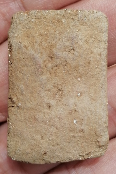 พระสมเด็จทรายเสก พิมพ์เกศยาว หลวงพ่อกวย วัดโฆสิตาราม จ.ชัยนาท ยุคต้น ปี 2500-2509 เคาะเดียว(1)