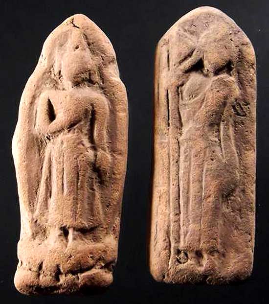 พิมพ์พระประจำวัน เนื้อดิน คู่ที่2