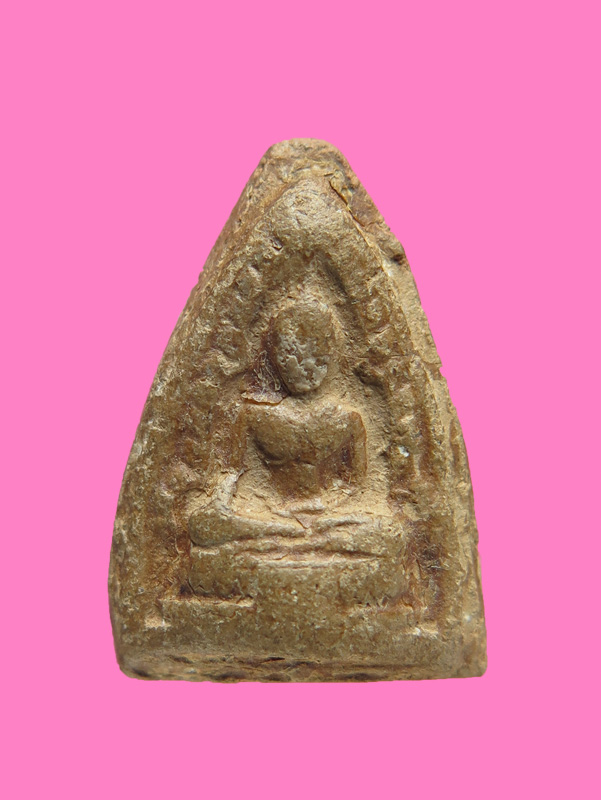 พระพุทธชินราช เนื้อดิน ขนาดสูงประมาณ 1.6 ซม