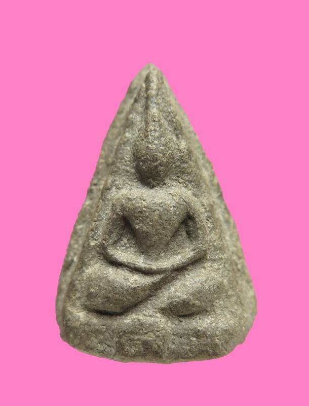 พระสมเด็จหน้าจั่ว เนื้อผงผสมว่าน เก่า