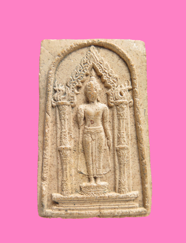 พระร่วงโรจนฤทธิ เนื้อผง พระปฐมเจดีย์ (เนื้อนิยม)