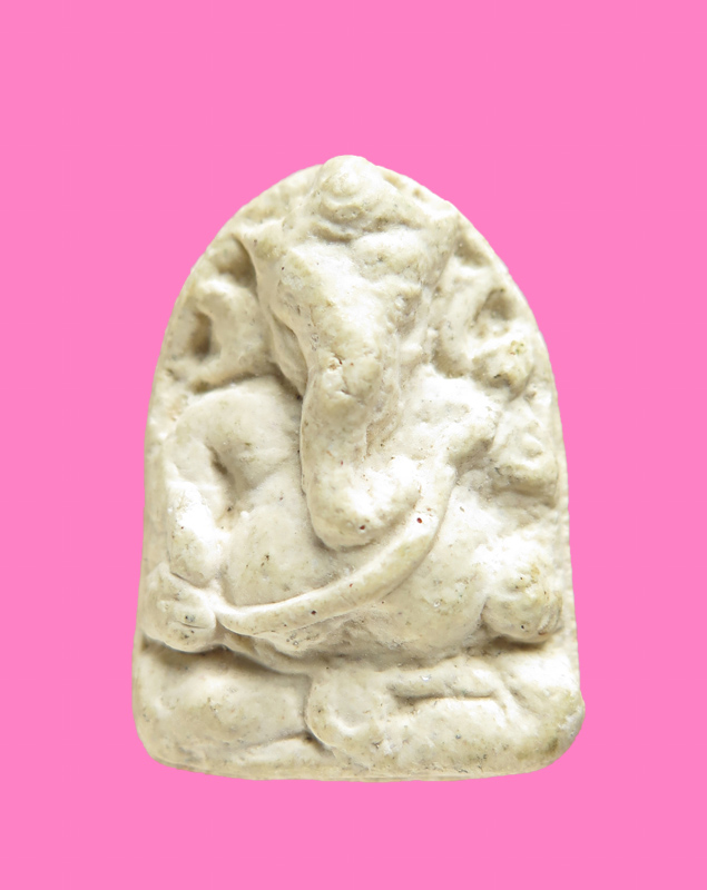 พระพิฆเนศวร เนื้อผงกระเบื้องหลังคาโบสถ์ เทวสถานโบสถ์พราม  ปี 45