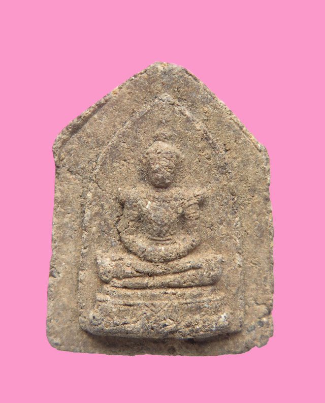 พระแก้วมรกต เนื้อผงว่าน วัดบ้านโป่ง ปี 09 (ในหลวงเสด็จพระราชดำเนิน)