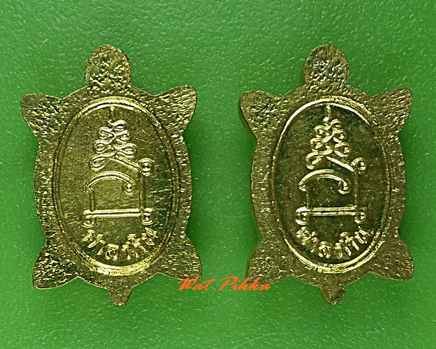 เต่าจิ๋วหลวงพ่อทรง วัดศาลาดิน อ่างทอง -คู่- .C772.