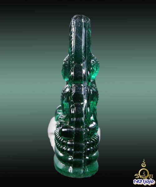 พระพุทธชินราช หลวงพรหมโยธี วัดพระศรีรัตนมหาธาตุ พิษณุโลก เนื้อแก้ว (สีเขียว) ปี2493 