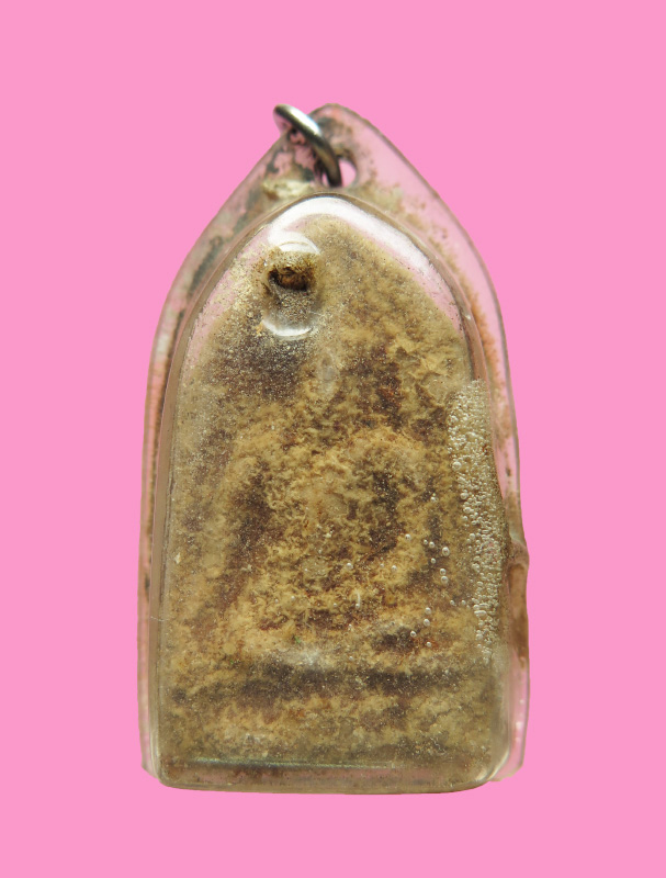 พระพิมพ์มารชัย ห้าเหลี่ยม เก่า หลังจาร เฑาะว์