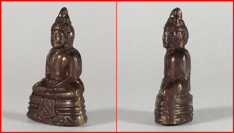 หลวงพ่อโสธร รุ่นทองประทาน พิมพ์ลอยองค์ เนื้อโลหะผสม ปี 2550 หมายเลข 265767