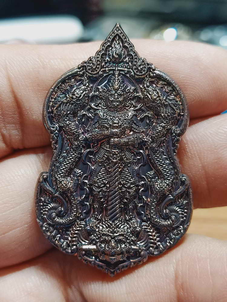 4-337 เหรียญท้าวเวสสุวรรณ มังกรสวรรค์ ศาลเจ้าเทพนาจา หาดใหญ่ สงขลา 2565 สัตตะ เลข 31 กล่องเดิม