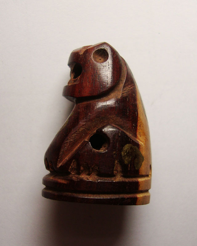 เสือ ไม้แกะ มีจาร ไม่ทราบที่