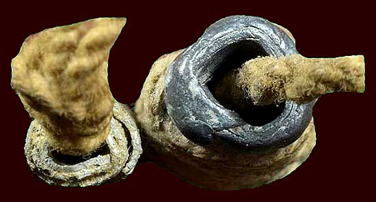 *ตะกรุดโทนตะกั่ว คู่สาริกาอลูมิเนียม*