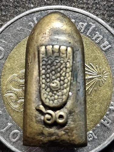 วัดเขาดีสลัก สุพรรณบุรี รูปหล่อ พระถ้ำเสือ หลัง รอยพระพุทธบาท ปี2560