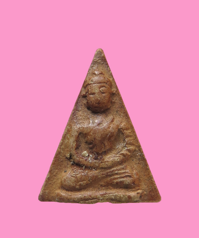 นางพญาสมาธิจิ๋ว เนื้อดิน สูงประมาณ 1 ซม.