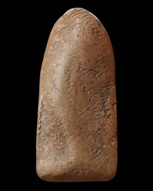 พระรอดเนื้อดิน พระบ้านเก่าเก็บหลายสิบปี สูง 2.5 ซ.ม. พระแท้ไม่ทราบที่