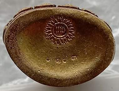 พระกริ่งธรรมมุณี (แพ เขมฺงกโร) วัดพิกุลทอง จ.สิงห์บุรี ปี2539 เนื้อทองทิพย์ เลข3193 พร้อมกล่องเดิม