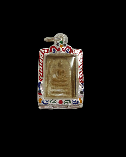 เคาะเดียวครับ พระสมเด็จคะแนน วัดม่วงชุม จ.สิงห์บุรี ปี 2518 เนื้อผงน้ำมัน