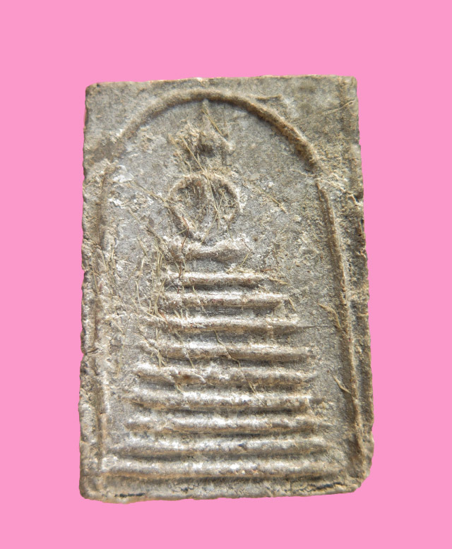 สมเด็จฐานเก้าชั้น หลวงพ่อสุด วัดกาหลง รุ่นกระถางธูป ยุคต้น (หายาก) สภาพสวยๆ