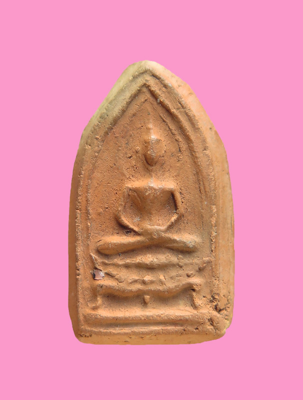 พระเนื้อดิน หลังตรา