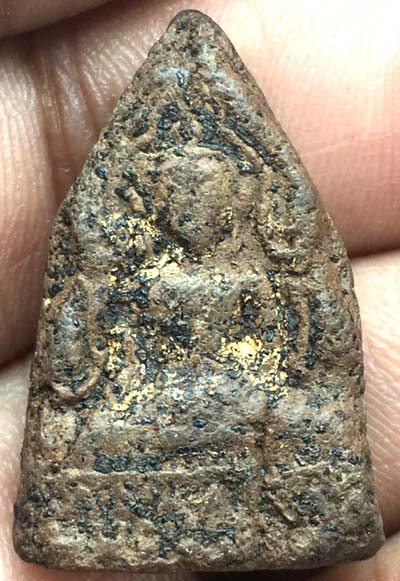 *พุทธชินราช กรุวัดเสาธงทอง สุพรรณบุรี เนื้อดินปิดทอง*