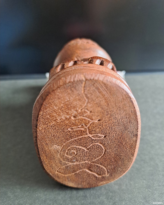 เสือแกะไม้พยุง ขนาดบูชา หลวงพ่อชาญ วัดบางบ่อ จังหวัดสมุทรปราการ..องค์ 2