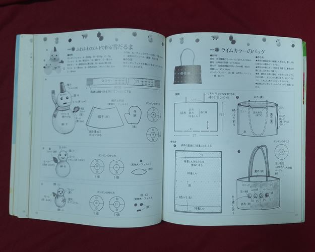 (ปิด49-) หนังสือญี่ปุ่นถักโครเช่ต์ตุ๊กตาน่ารัก 21x25.5ซ.ม. (สภาพมือ2)