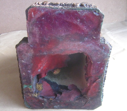 พระบรมรูปบูชา สมเด็จพระปิยะมหาราช(ร.๕)ทรงบัลลังค์ เนื้อเรซิ่นเคลือบทองแดง ฐานกว้าง4นิ้ว สูง12นิ้ว