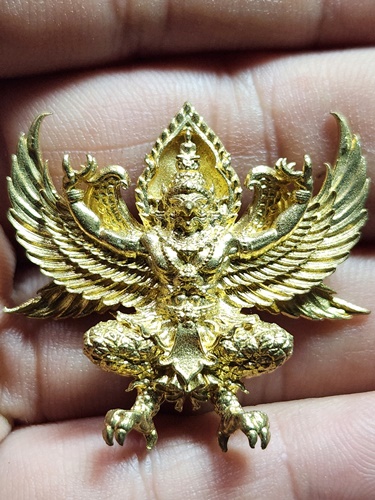 วัดบ้านปูน จ.อยุธยา พญาครุฑ หลวงปู่ชัช พระยาสุบรรณปักษี รุ่น รวยมหาอำนาจ  ปี 2560