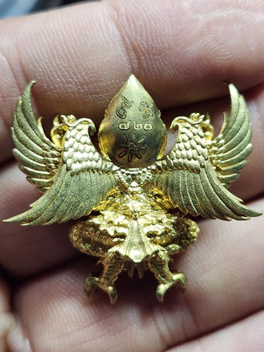 วัดบ้านปูน จ.อยุธยา พญาครุฑ หลวงปู่ชัช พระยาสุบรรณปักษี รุ่น รวยมหาอำนาจ  ปี 2560