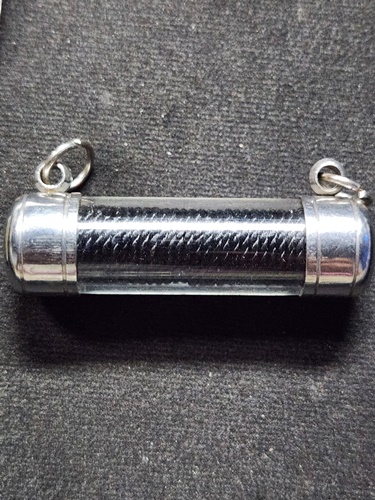  วัดเจดีย์แดง พระนครศรีอยุธยา ตะกรุด หลวงพ่อจำลอง ยันต์9นะมหาเศรษฐี(ดำ)  2550