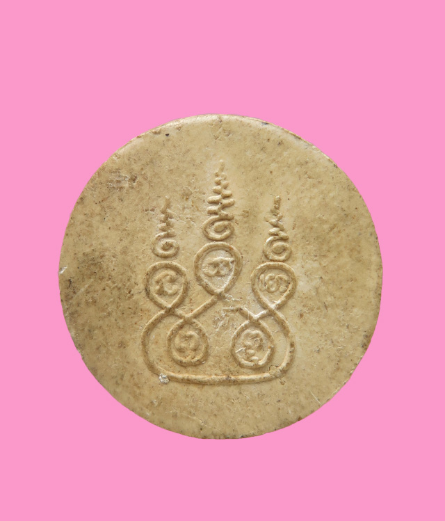 พระจันทร์ลอย พิมพ์นางกวัก ลงทอง