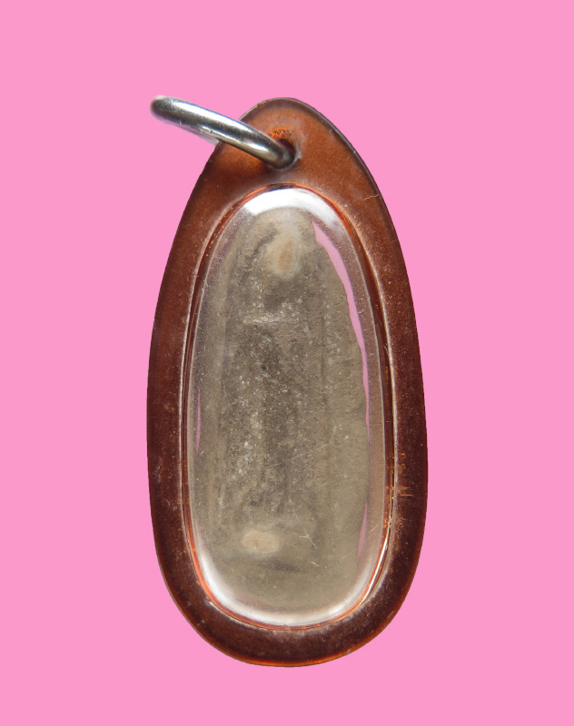 พระลีลา หลวงพ่อปี้ วัดลานหอย สุโขทัย พร้อมเลี่ยมเก่า