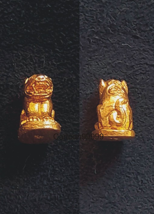 เสือจิ๋ว เนื้อทองทิพย์ หลวงพ่อเพี้ยน วัดเกลินกฐิน ลพบุรีครับ สวย เดิม ไม่มีกล่องครับผม