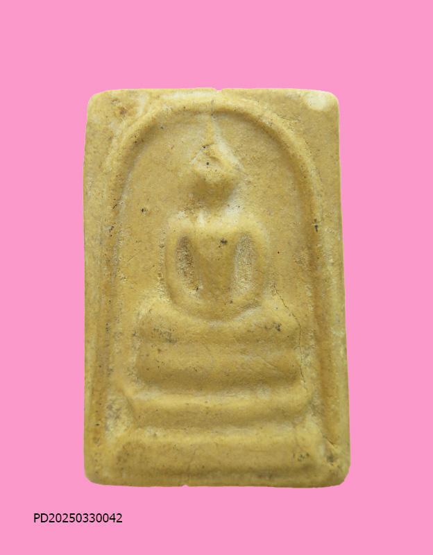 สมเด็จกลักไม้ขีด เนื้อเหลือง หลังยันต์ 4