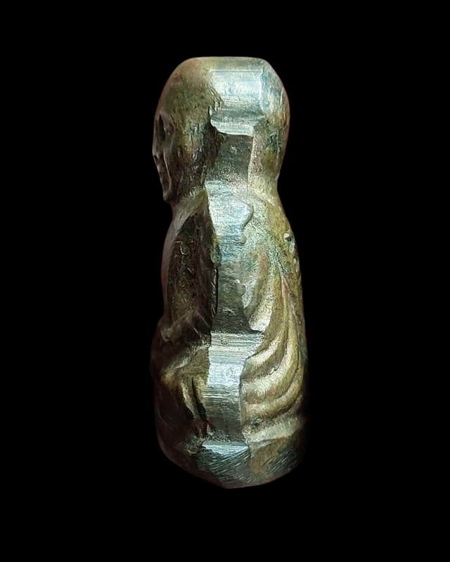 หลวงพ่อเงิน ออกวัดบึงนาราง จ.พิจิตร ปี 2515 บล้อคจมูกแตก นิยมเนื้อทองเหลือง อุดกริ่งใต้ฐาน4500