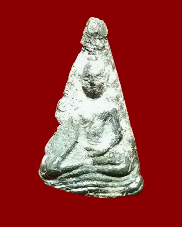 พระนางแขนอ่อนชินเงินกรุสุโขทัยพร้อมบัตรชนะการประกวดรางวัลชมเชย