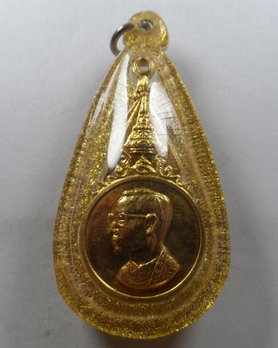 เหรียญ ร.๙ (หลวงพ่อฤาษีลิงดำ ปลุกเสก) 