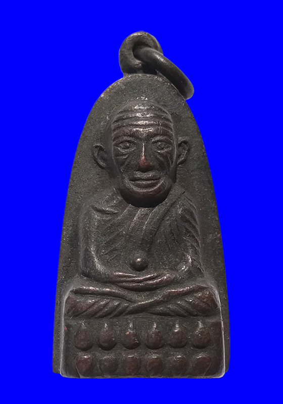 พระหลวงปู่ทวด พิมพ์เตารีด(มีหู) วัดช้างให้ จ.ปัตตานี พิมพ์ใหญ่ เนื้อโลหะ ปี2507