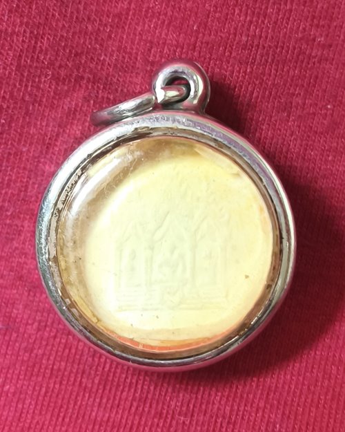 พระผงสมเด็จธรรมกาย พิมพ์จันทร์ลอย รุ่นแรก ปี2525 วัดหลวงพ่อสดธรรมกายาราม จ.ราชบุรี