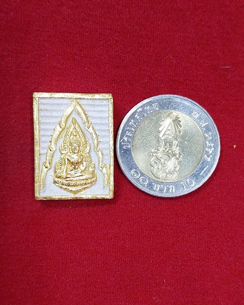 พระผงพุทธชินราชปิดทองเปลว เสาร์๕ (รุ่นอาหารกลางวัน) วัดพระศรีรัตนมหาธาตุ