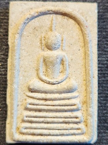 วัดโคกทอง จ.อยุธยา สมเด็จพิมพ์ฐานคู่  หลวงพ่อเชิญ  หลังยันต์เกาะเพชร  ปี 2534