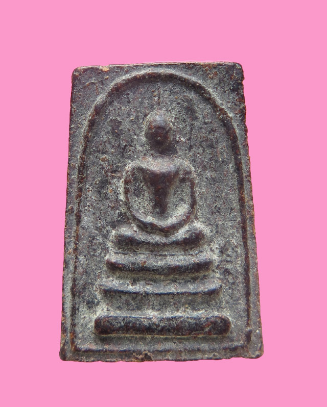 สมเด็จพิมพ์คะแนน เนื้อชานหมาก หลัง ถุงเงิน-ทอง มี จ.