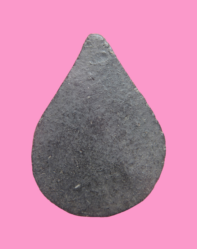 พระลีลา พิมพ์กลีบบัว เนื้อผงคลุกรัก