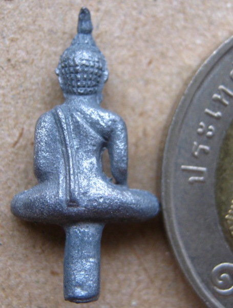 พระยอดธงทองมา รุ่น๑ เนื้อตะกั่วเถือน วัดป่าดอนใหญ่พุทธาราม นครราชสีมา ปี57(หลวงพ่อทองปลุกเสก)+กล่อง