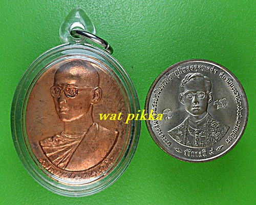 เหรียญทรงผนวชพลังแผ่นดิน ร.๙ .E667.