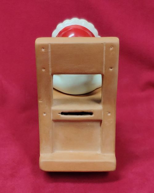 (ปิด99-).กระปุกออมสิน กระเบื้องดินเผา 10.5x813.5ซ.ม.