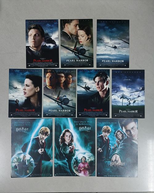 (ปิด59-)โปสการ์ดแฮรี่พอตเตอร์+โปสการ์ด เพิร์ลฮาเบอร์ (10ใบ)
